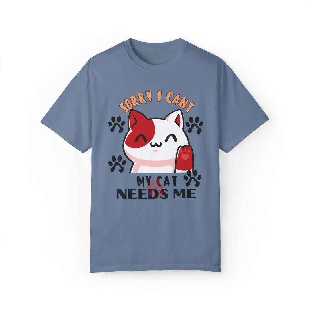 Cat Lover T-shirt - Playful & Cute T-Shirt Printify Blue Jean S