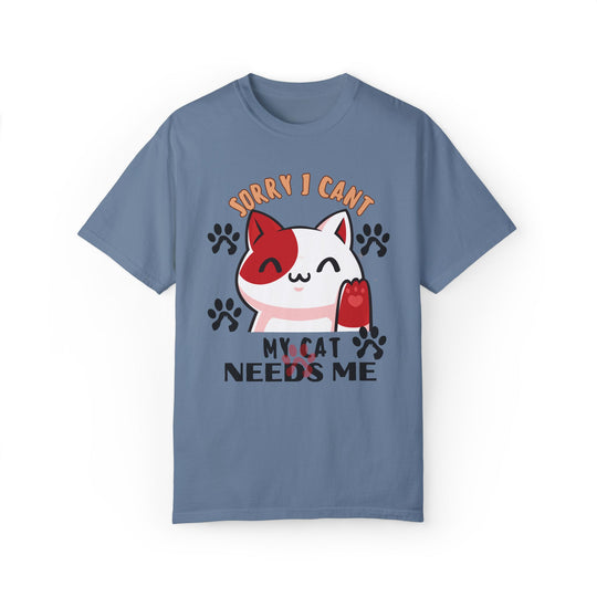 Cat Lover T-shirt - Playful & Cute T-Shirt Printify Blue Jean S