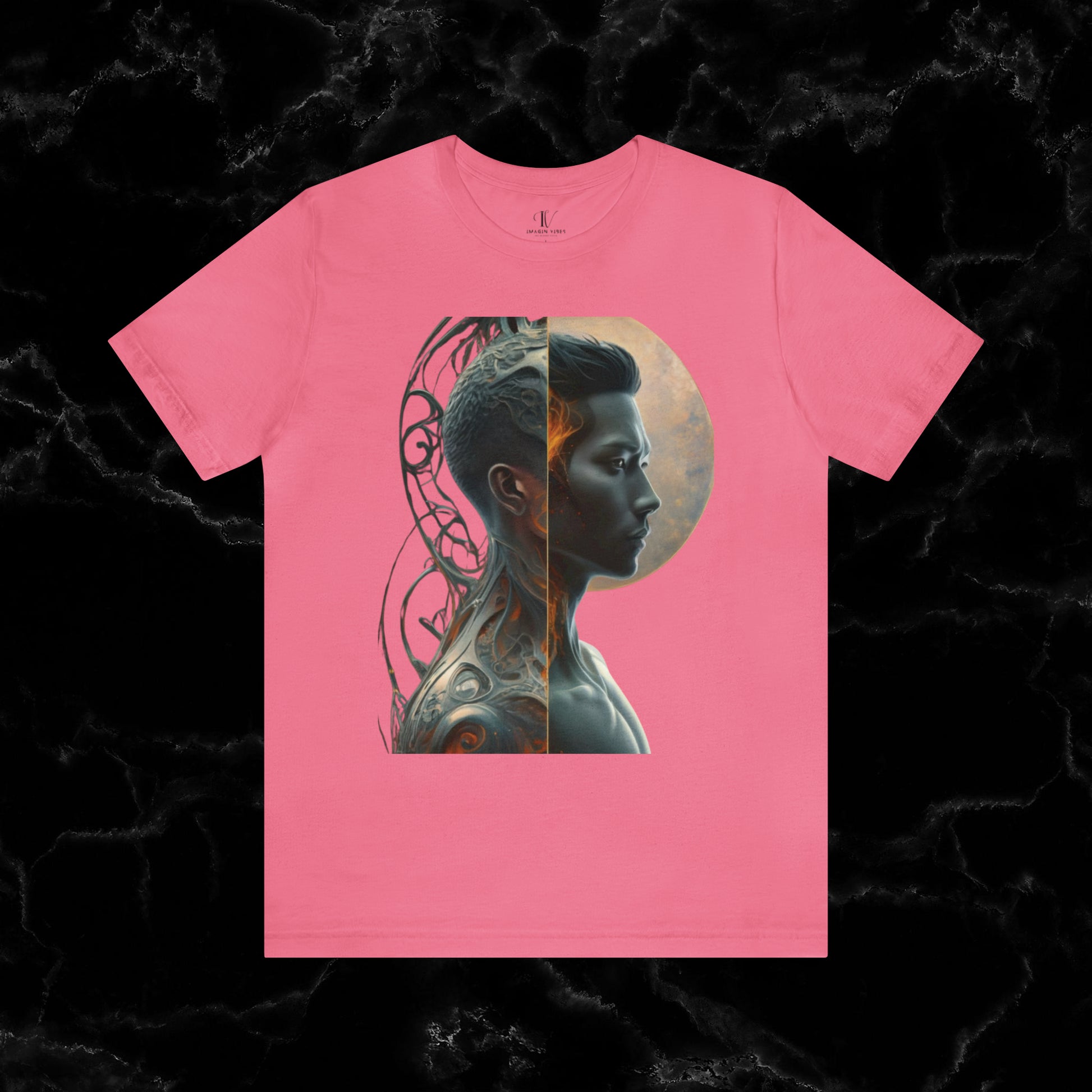 Duality of Soul - Crisp Male Anatomy T-shirt T-Shirt Charity Pink XS 