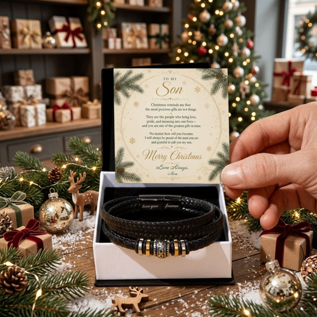 To My Son – Christmas Love You Forever Bracelet