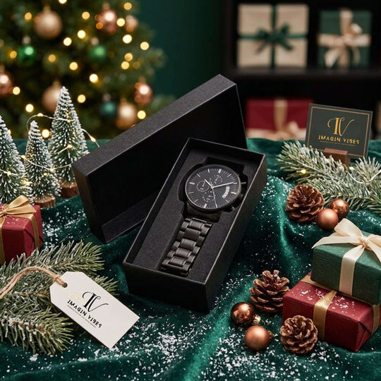 To My Son – Personalized Christmas Engraved Black Watch