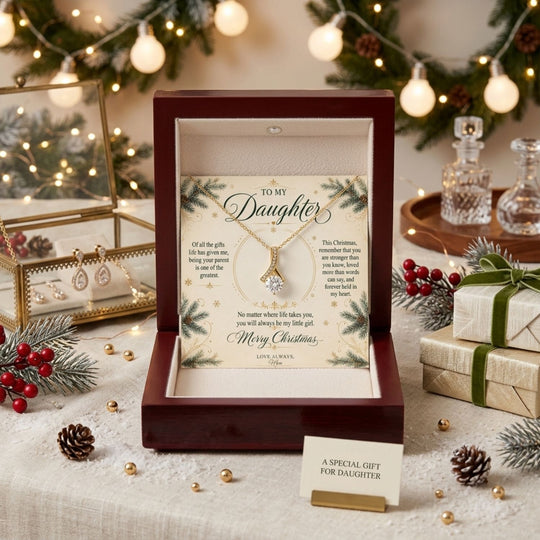 To My Daughter – Christmas Alluring Beauty Necklace