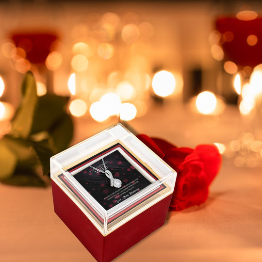 To My Gorgeous Wife - Beautiful Gift Set - Rotating Rose Gift Box -SSW276