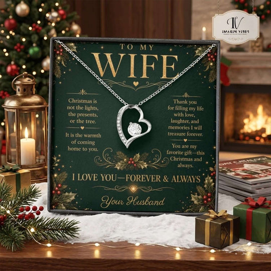 To My Wife – Christmas Forever Love Necklace