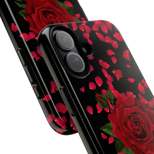 Phone Case - Red Rose Romantic Case Phone Case Printify