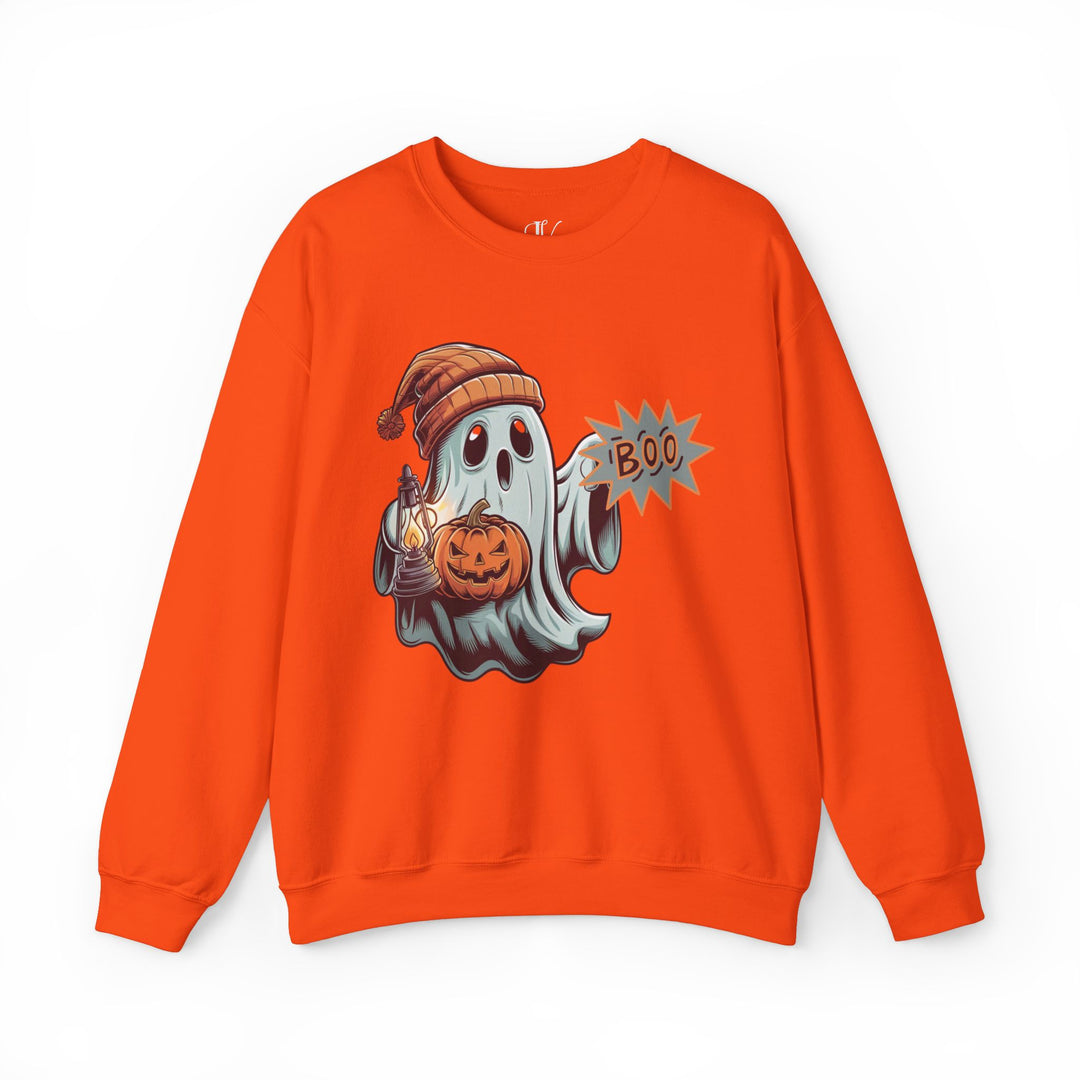 Boo! Cute Ghost Halloween Sweatshirt