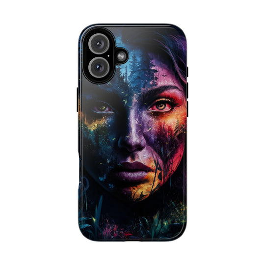 Artistic Portrait Tough Cases Phone Case Printify iPhone 16 Plus Glossy