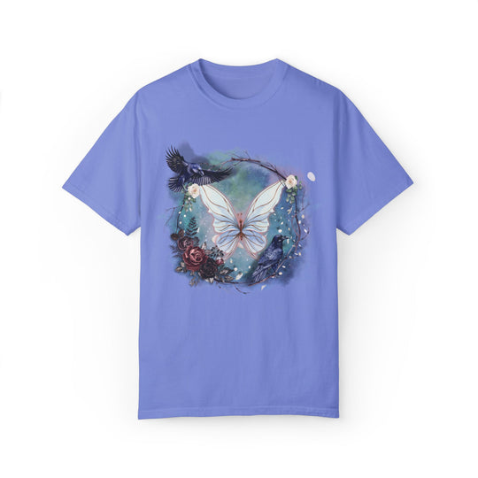 Butterfly Dreamy T-shirt T-Shirt Printify Flo Blue S