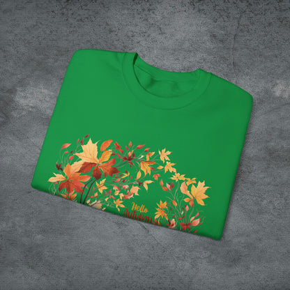 Hello Autumn Sweatshirt | Fall Design | Fall Seasonal Sweatshirt | Beauty Of Autumn Sweatshirt   