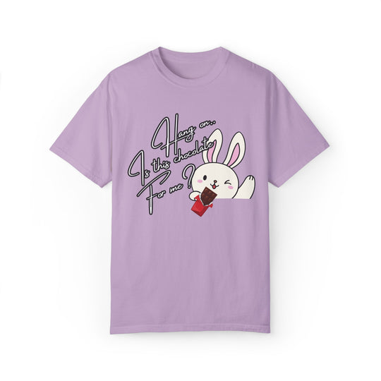 Cartoon Bunny Chocolate Unisex T-shirt T-Shirt Printify Orchid S