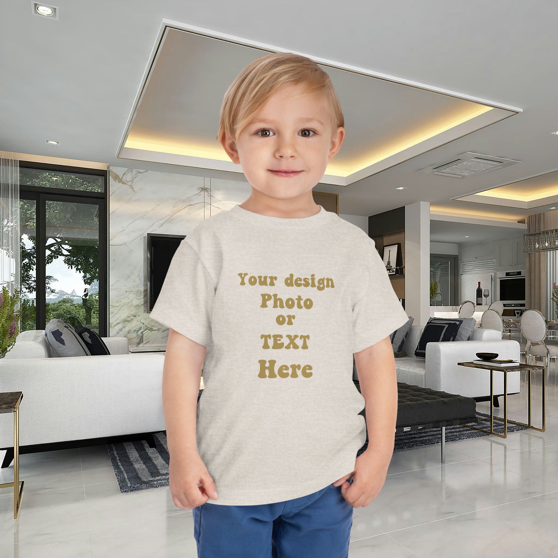 Dress Your Little One in Style with our Toddler Short Sleeve Tee - A Personalized Fashion Statement for Your Precious Tot Kids clothes   
