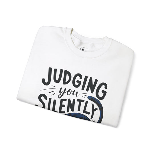 Funny Judging You Silently Cat Sweatshirt