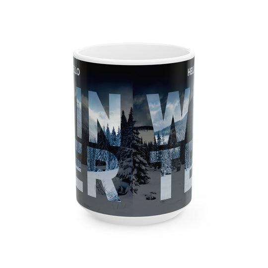 Hello Winter Ceramic Mug