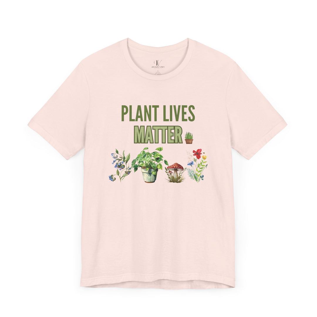 Plant Lives Matter Tee T-Shirt Printify Soft Pink XS