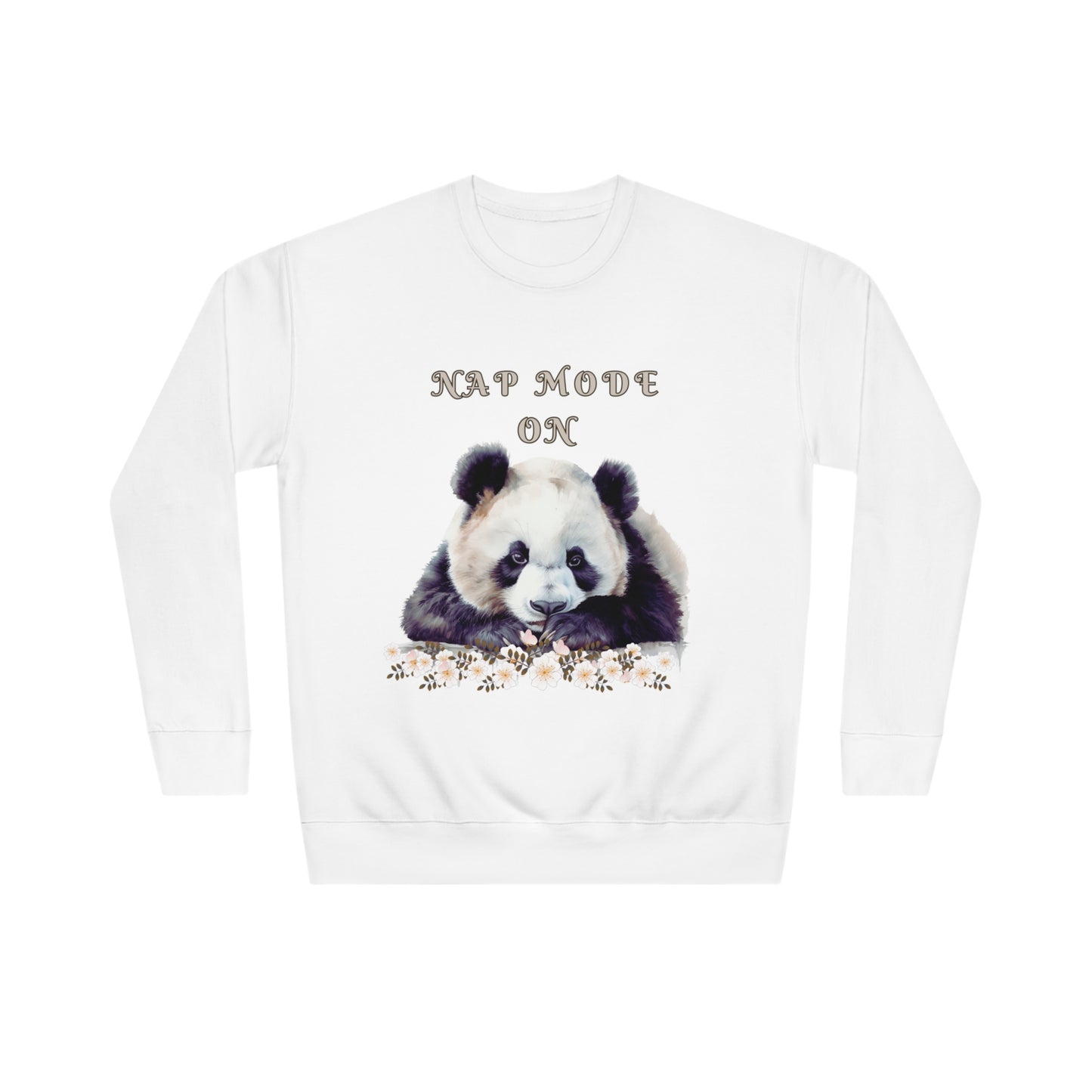 Lazy Panda Nap Mode Sweatshirt | Embrace Cozy Relaxation | Panda Lover Gift - Cozy Sweatshirt Sweatshirt White S 