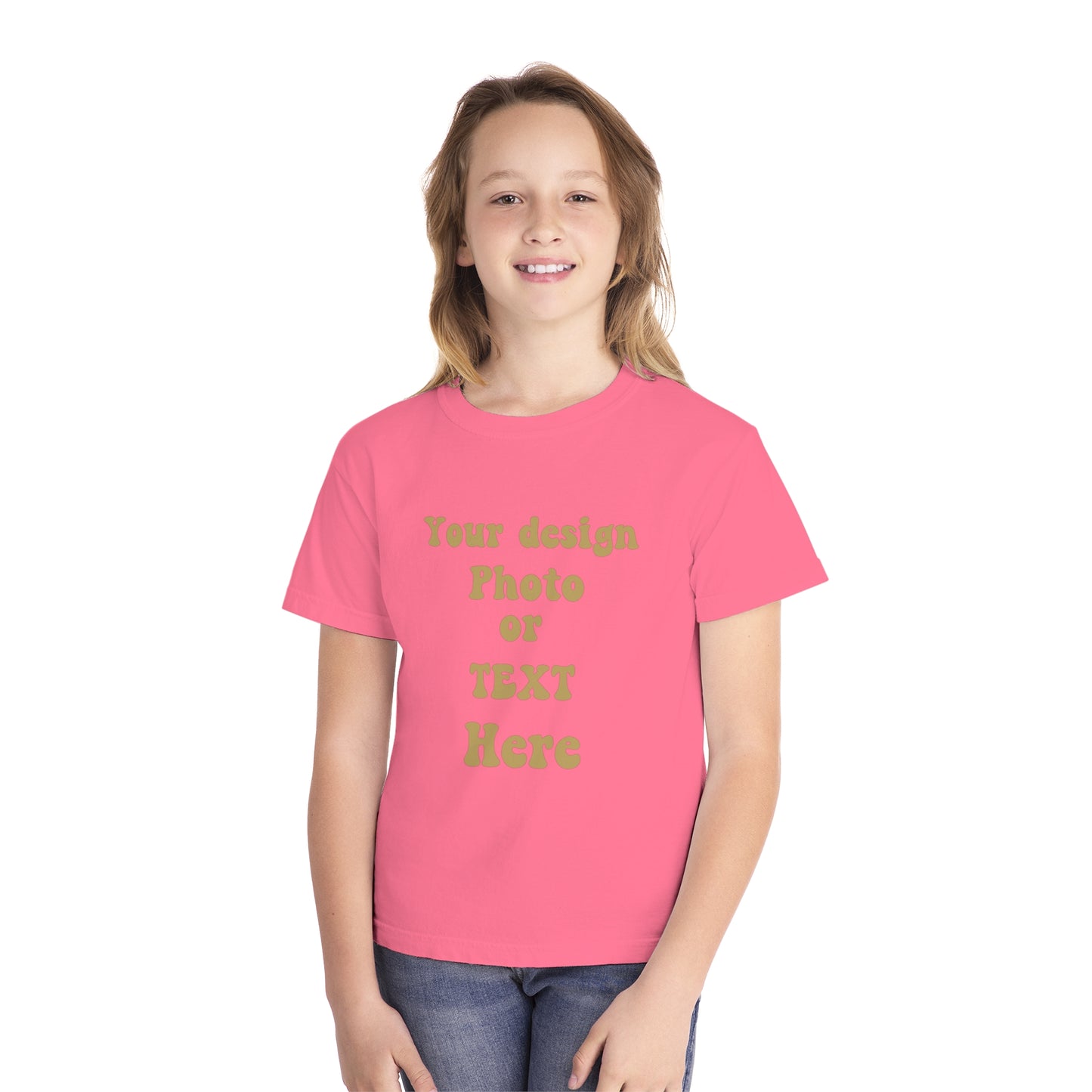Youth Midweight Tee - Highest Comfort, Personalized for Your Style Kids clothes   