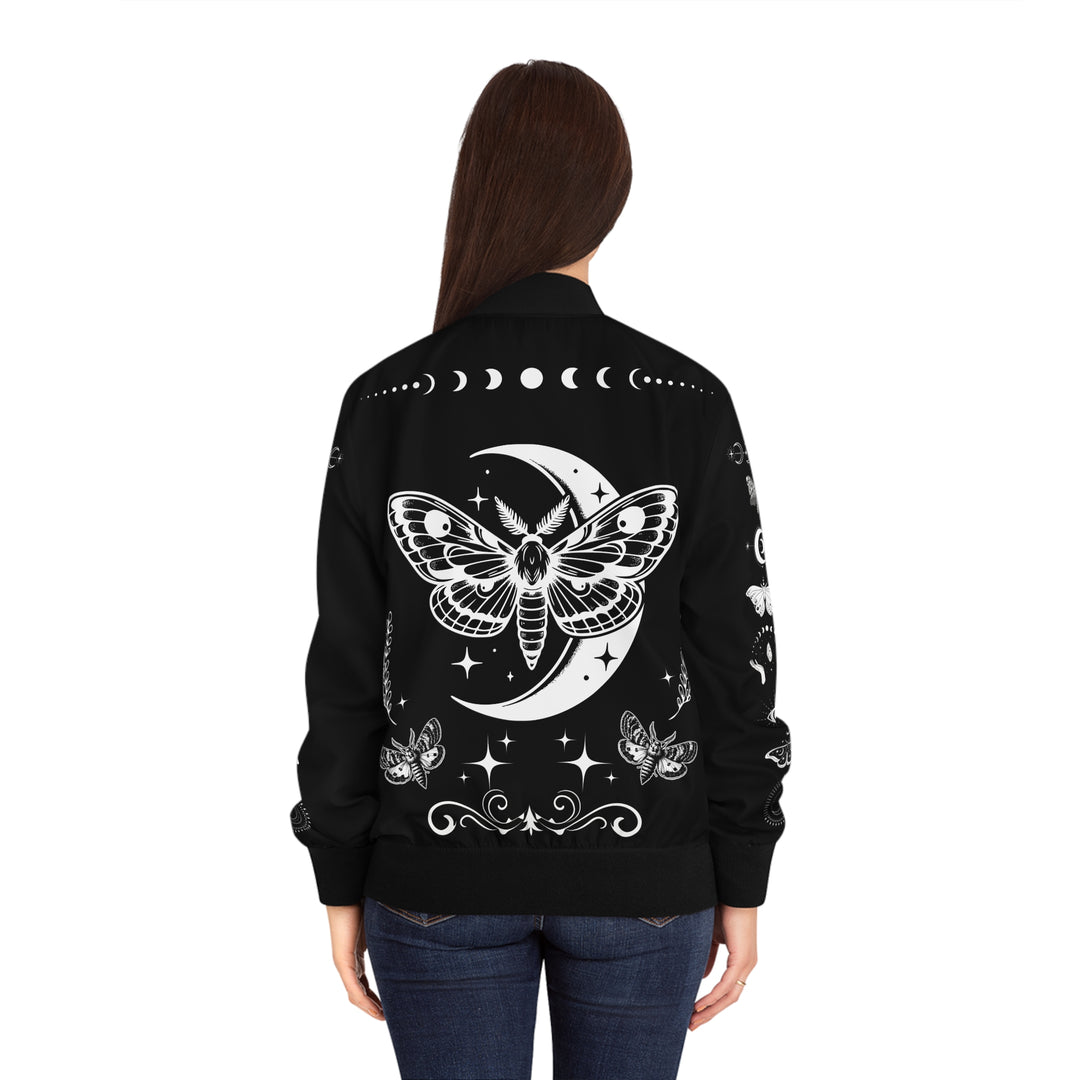 Bomber Jacket Celestial Moth 'Stay Magical'
