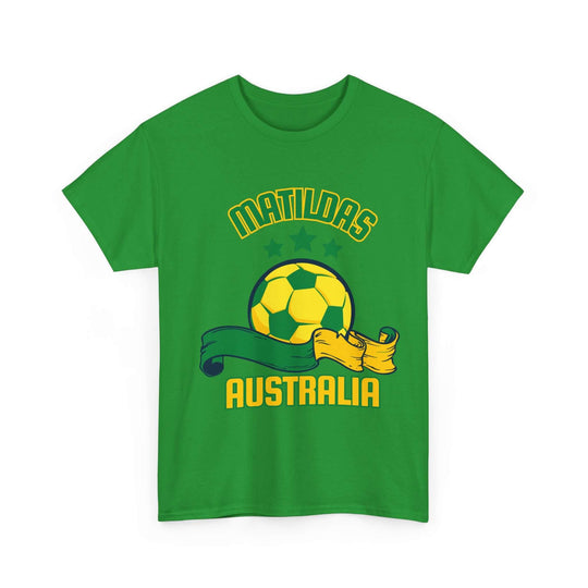 Women's Soccer Australia Tee - T-Shirt T-Shirt Printify Irish Green S