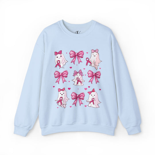 Ghosts and Pink Ribbons Breast Cancer Support Sweatshirt