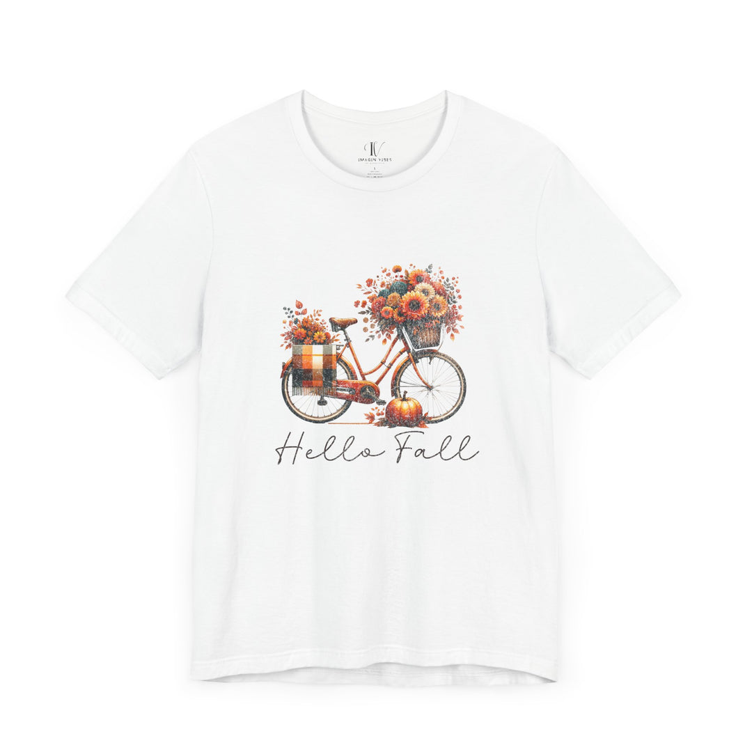 Autumn Bicycle Tee - Hello Fall