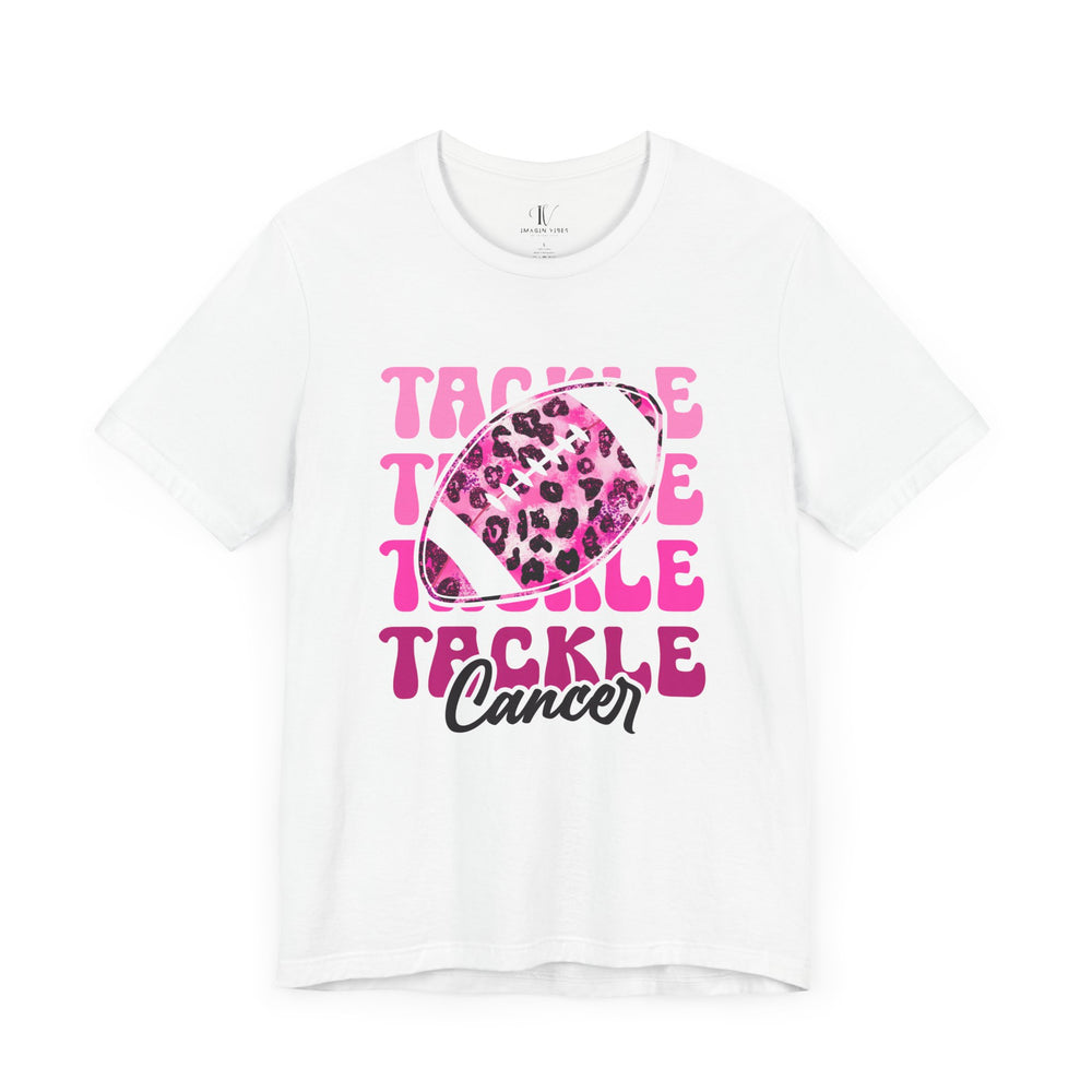 Tackle Breast Cancer Football T-Shirt