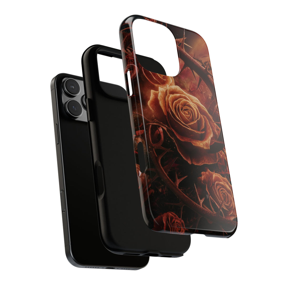 Gothic Roses Phone Case Phone Case Printify