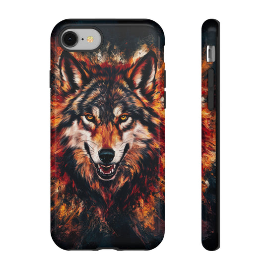 Wolf Tough Cases - Powerful and Vibrant Wolf Phone Case Printify