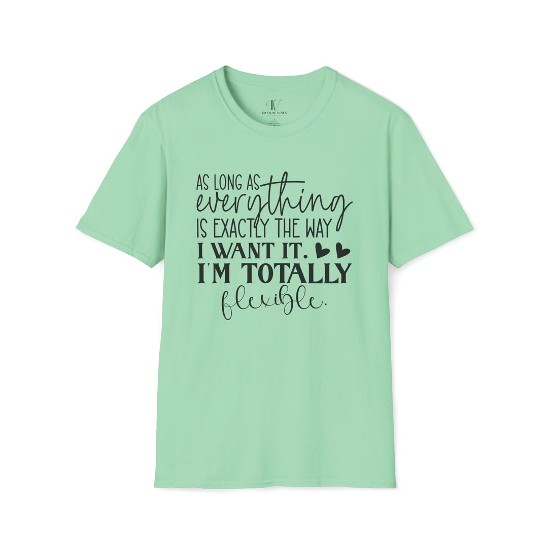 Flexibility Humor Unisex Softstyle T-Shirt T-Shirt Printify Mint Green S