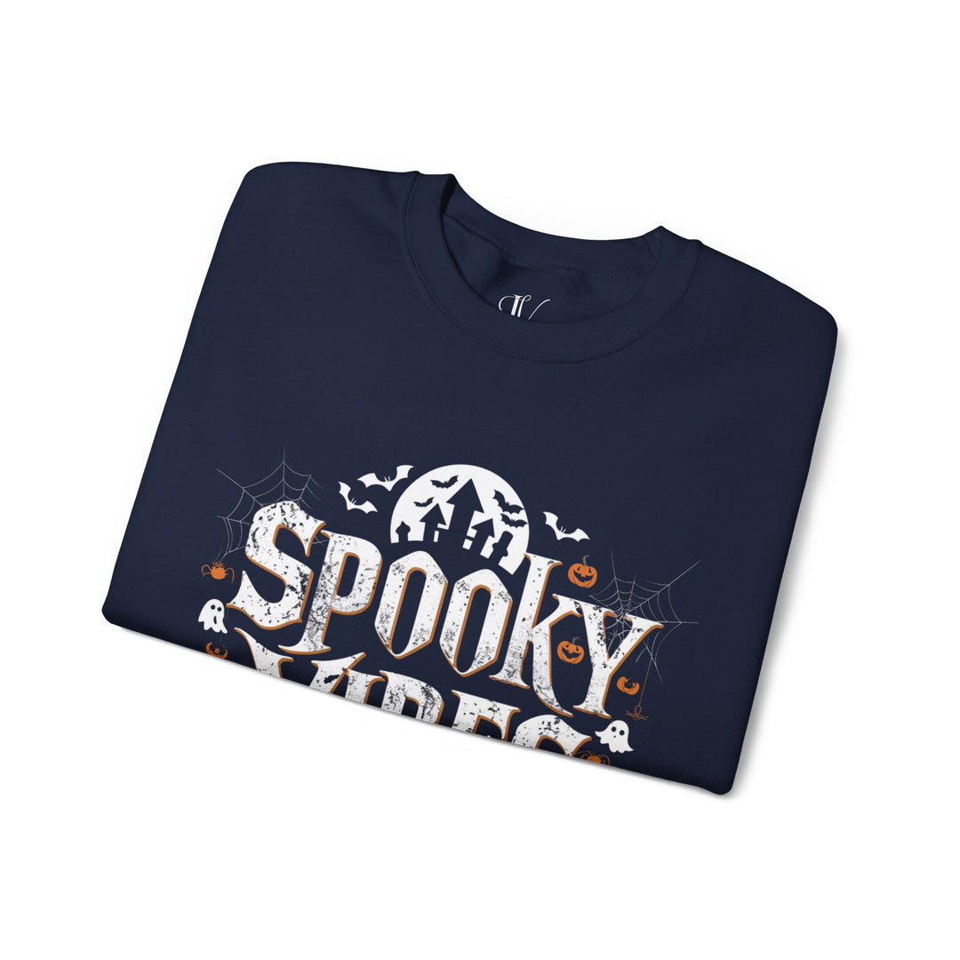 Spooky Vibes Halloween Sweatshirt Sweatshirt Printify