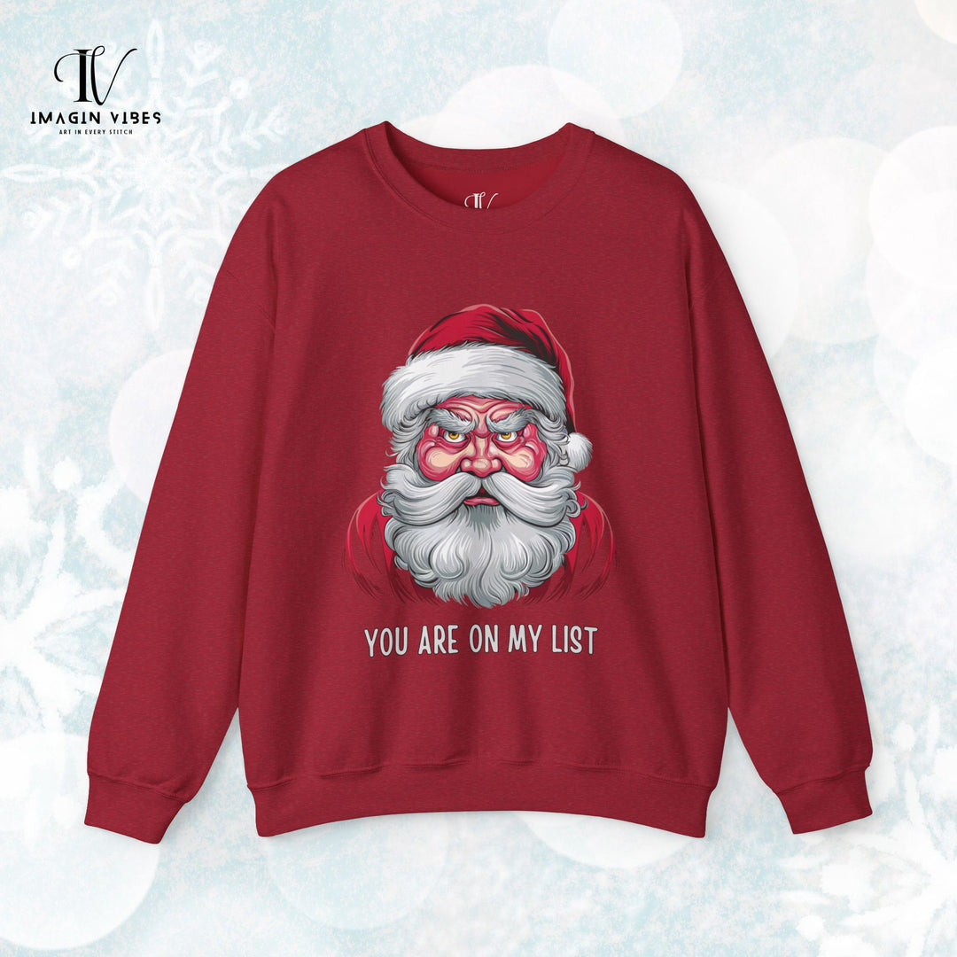 Angry Santa Christmas Sweatshirt