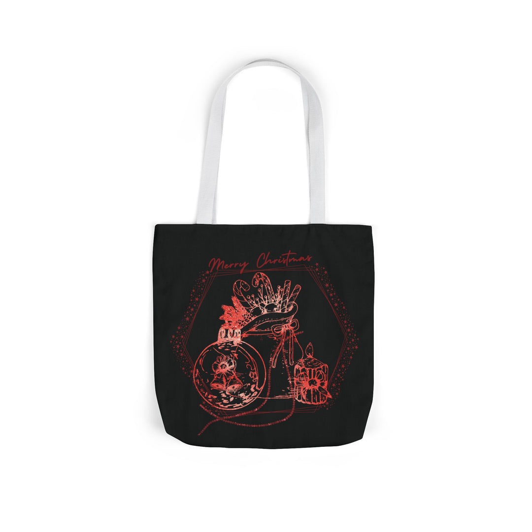Vintage Sack Christmas Tote Accessories Printify 16" × 16'' White