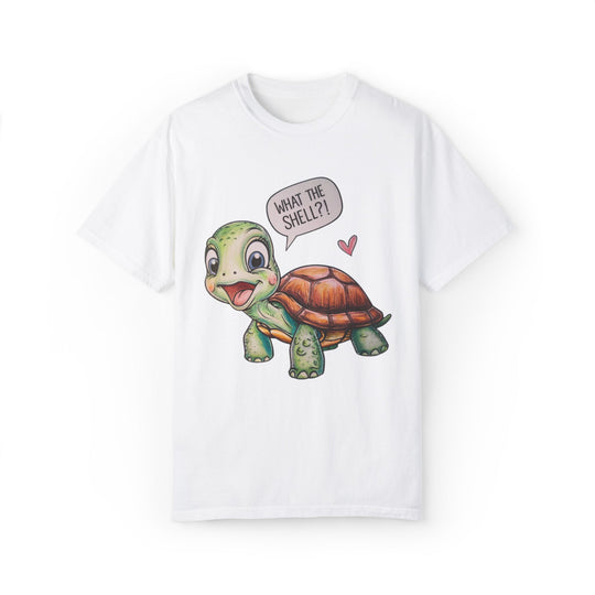 Turtle What The Shell T-Shirt T-Shirt Printify White S