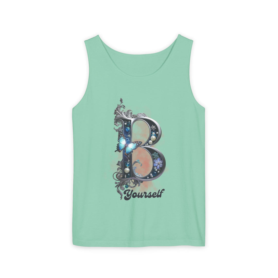 Tank Top - Elegant and Feminine 'B Yourself' Tank Top Printify Island Reef XS