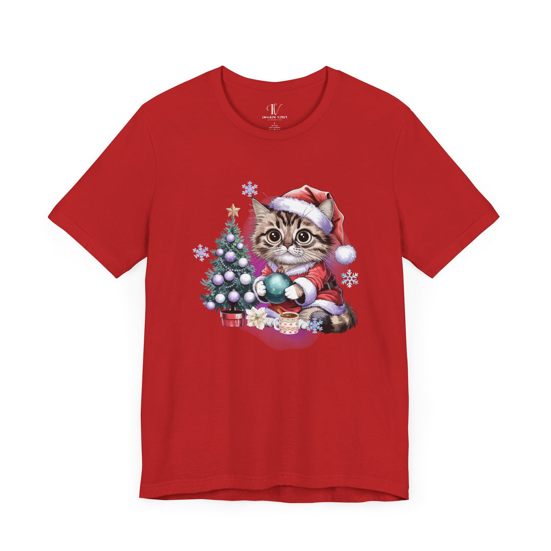 Holiday Tabby Cat Tee