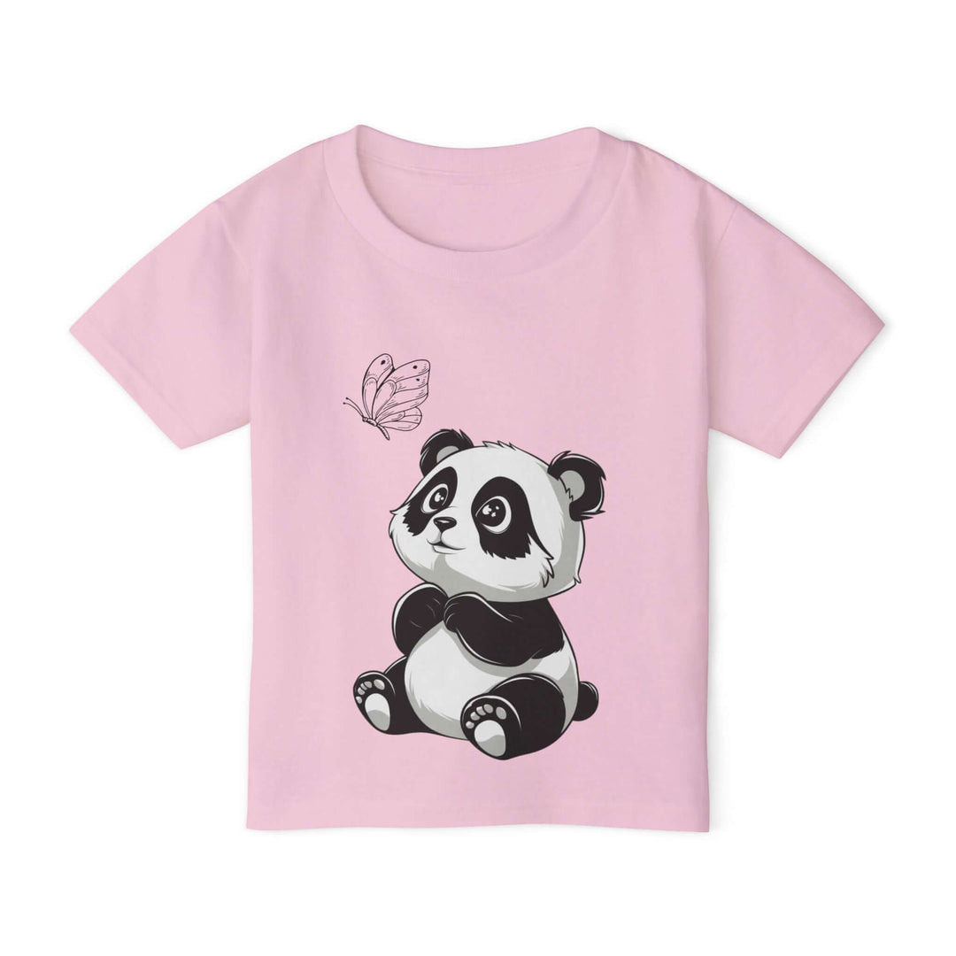 Panda Toddler T-shirt Kids clothes Printify Light Pink 2T