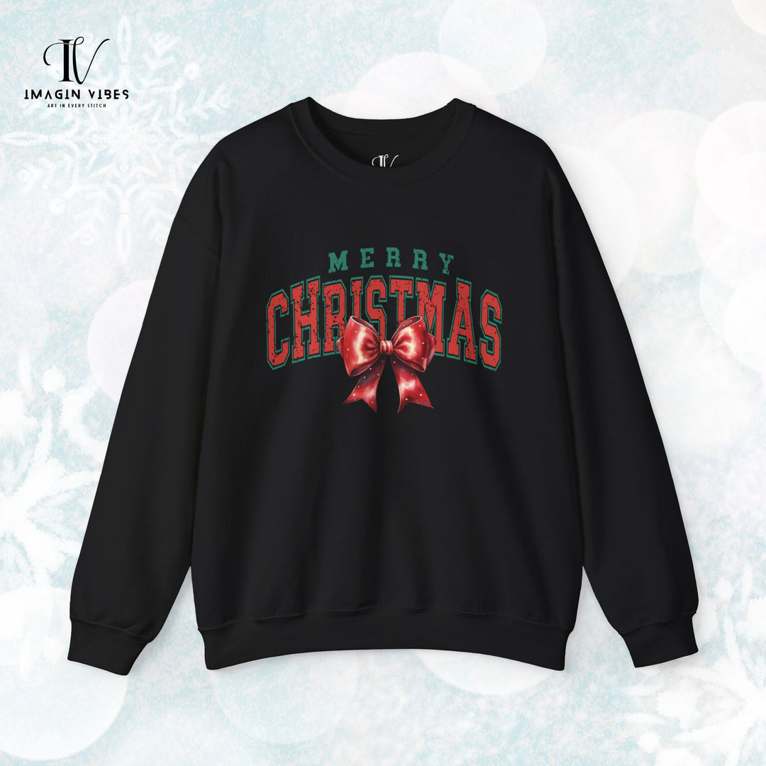 Coquette Merry Christmas Vintage Sweatshirt