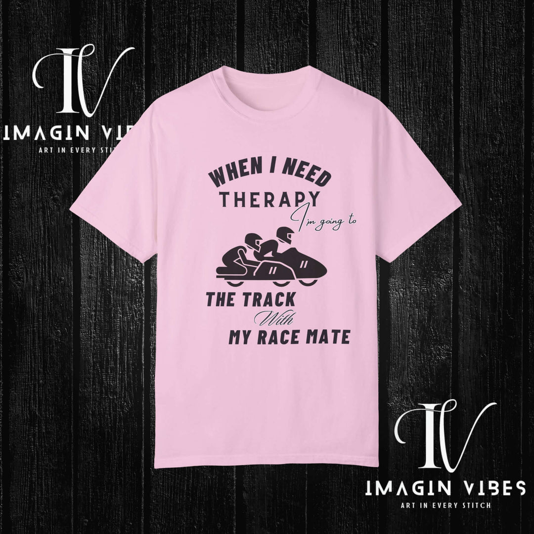 Motorcycle Therapy: When I Need It, I Hit the Track T-Shirt Blossom S 