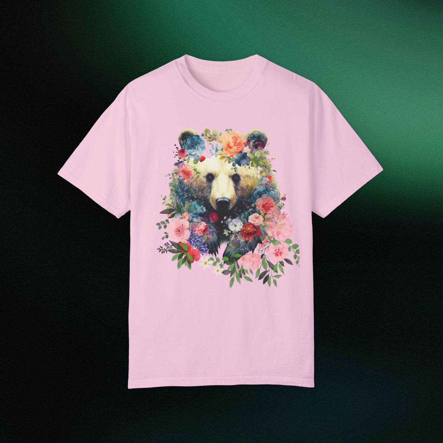 Floral Bear Shirt | Bear Tee | Flower Bear Shirt - A Perfect Animal Lover Tee and Bear Lover Gift T-Shirt Blossom S 