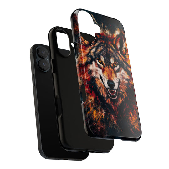 Wolf Tough Cases - Powerful and Vibrant Wolf Phone Case Printify