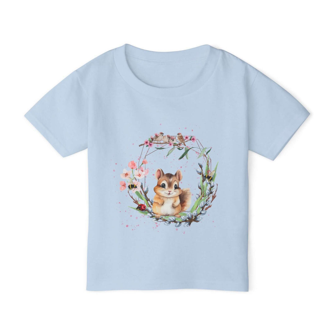 Squirrel Nature Toddler T-shirt Kids clothes Printify Light Blue 2T