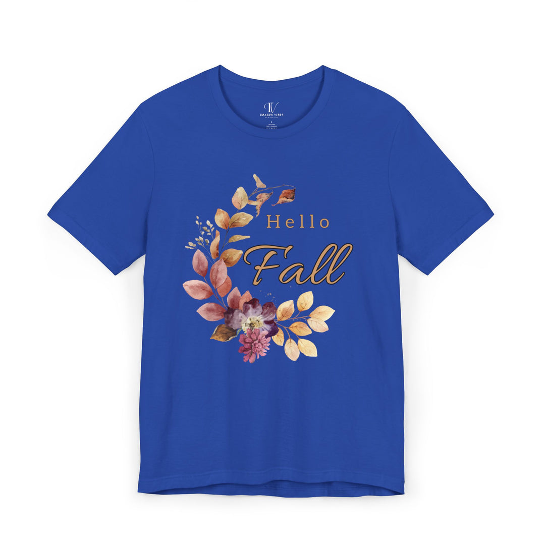 Hello Fall: Watercolor Floral T-Shirt