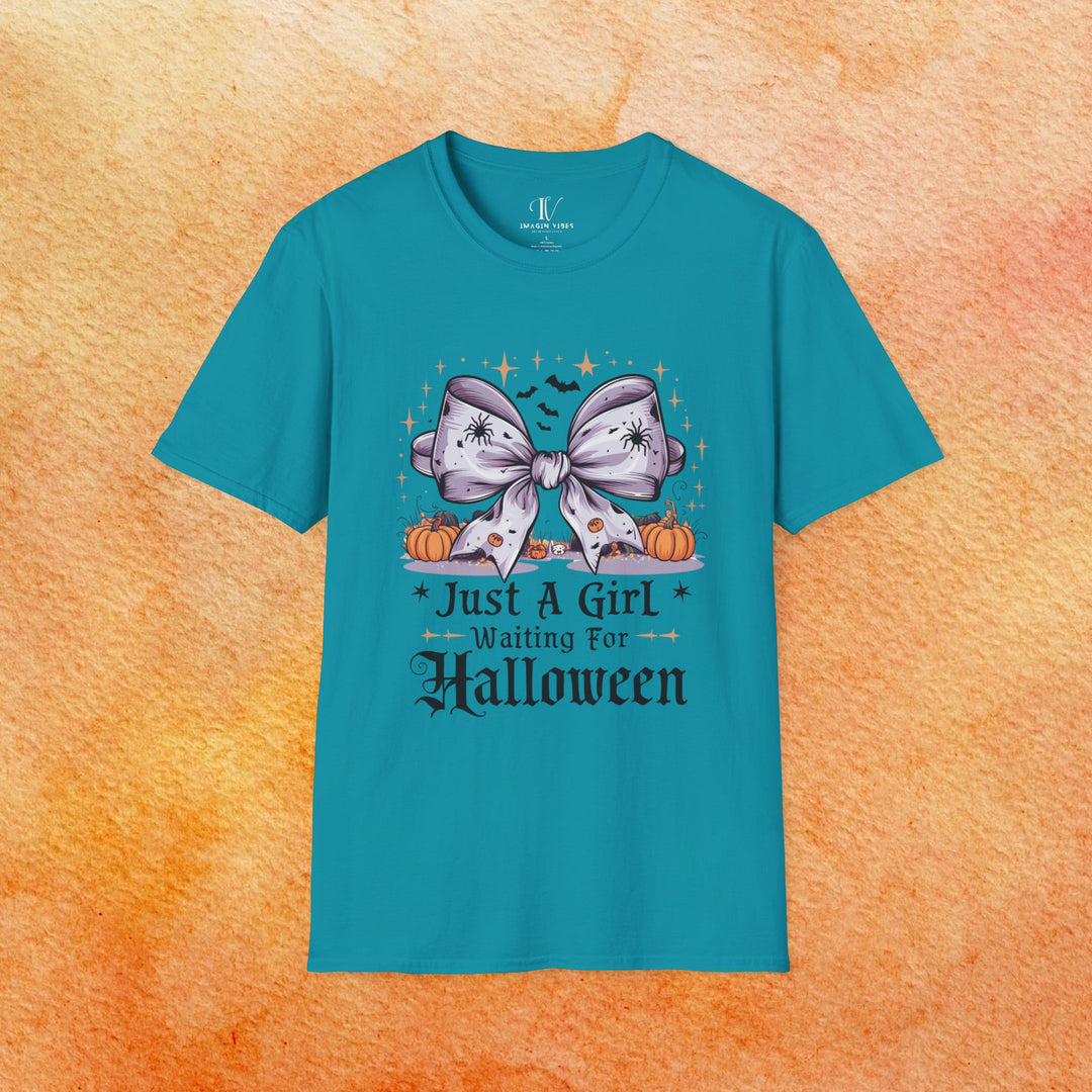 Just A Girl Waiting For Halloween T-shirt