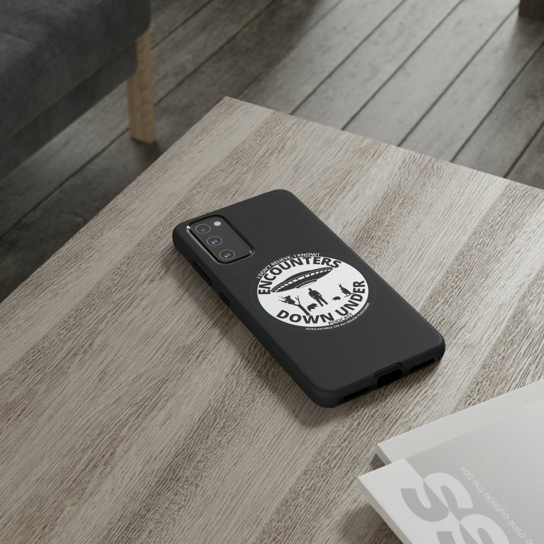 Encounters Down Under Podcast Tough Cases - Protect Your Tech with Podcast Swag Phone Case   