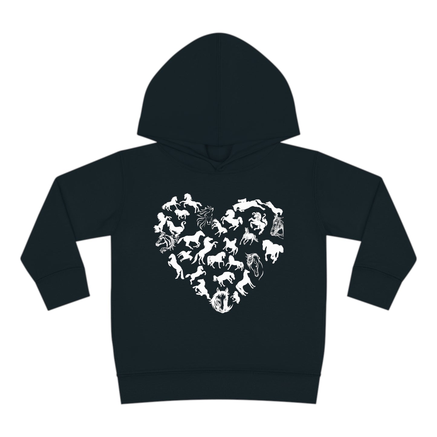 Horse Heart Hoodie | Horse Lover Tee - Horses Heart Toddler - Horse Lover Gift - Horse Toddler Shirt - Equestrian Tee - Gift for Horse Owner Kids clothes Black 2T 