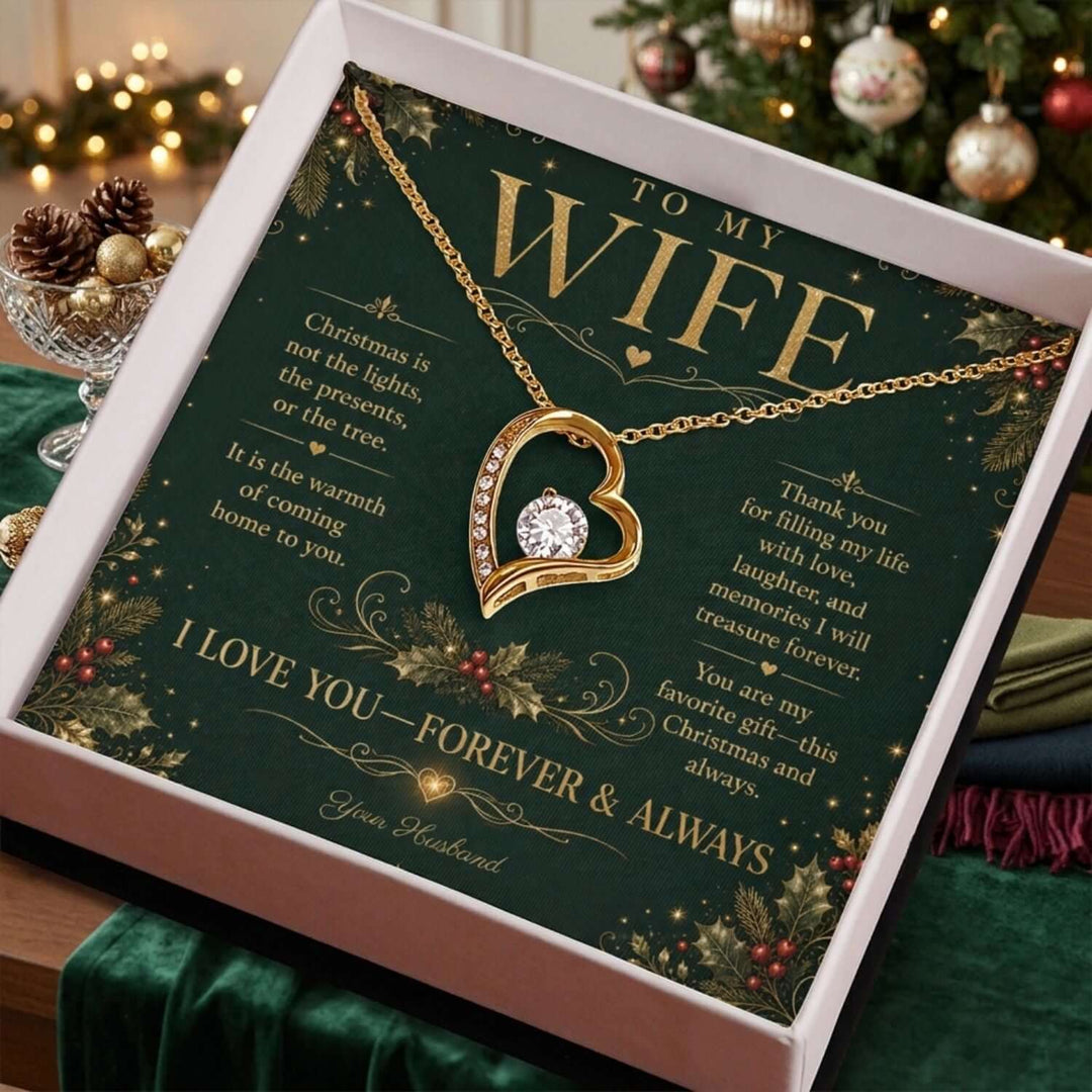 To My Wife – Christmas Forever Love Necklace