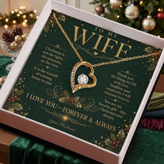 To My Wife – Christmas Forever Love Necklace