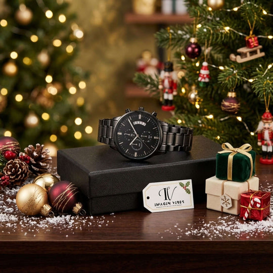 To My Son – Personalized Christmas Engraved Black Watch