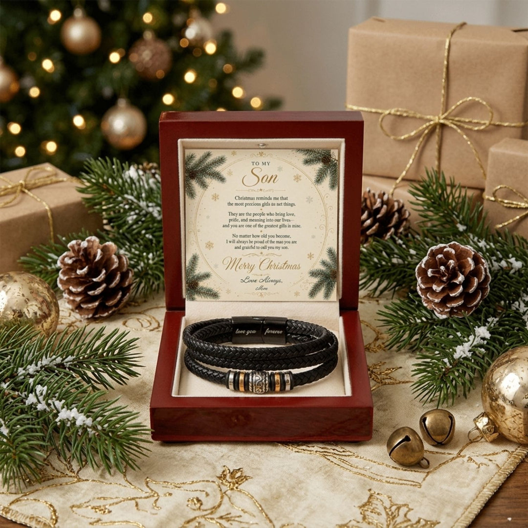 To My Son – Christmas Love You Forever Bracelet