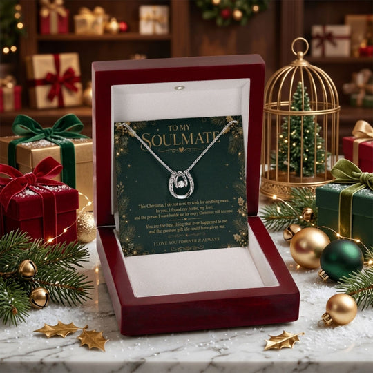 To My Soulmate – Christmas Alluring Beauty Dancing Stone Necklace
