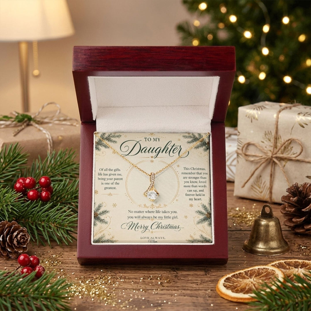 To My Daughter – Christmas Alluring Beauty Necklace